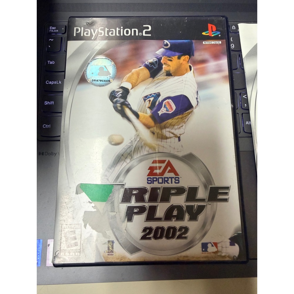 Triple Play 2002 Sony PlayStation 2 PS2 MLB Baseball EA Sports Complete CIB game